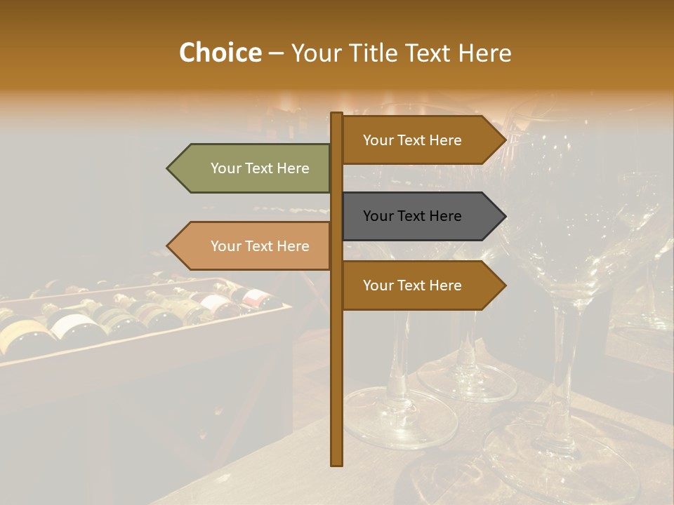 Atmosphere Club Glass PowerPoint Template