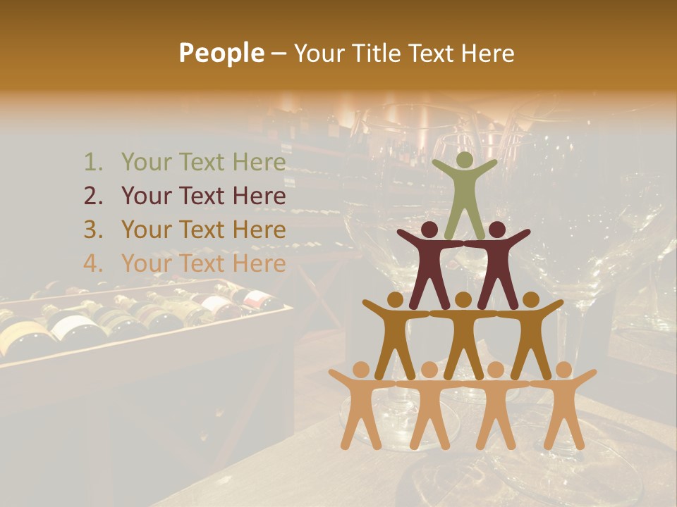 Atmosphere Club Glass PowerPoint Template