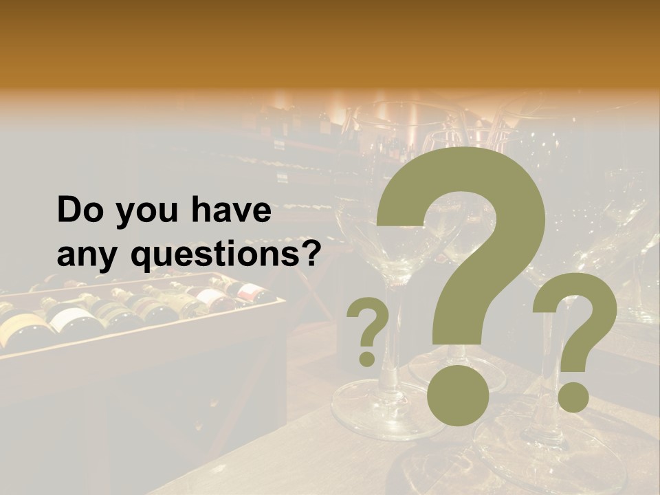 Atmosphere Club Glass PowerPoint Template