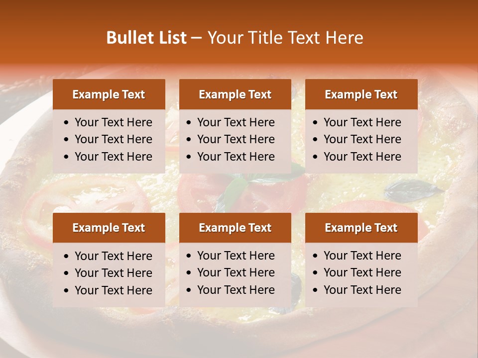 Pizza Hd PowerPoint Template