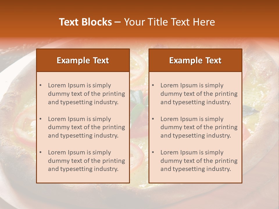 Pizza Hd PowerPoint Template