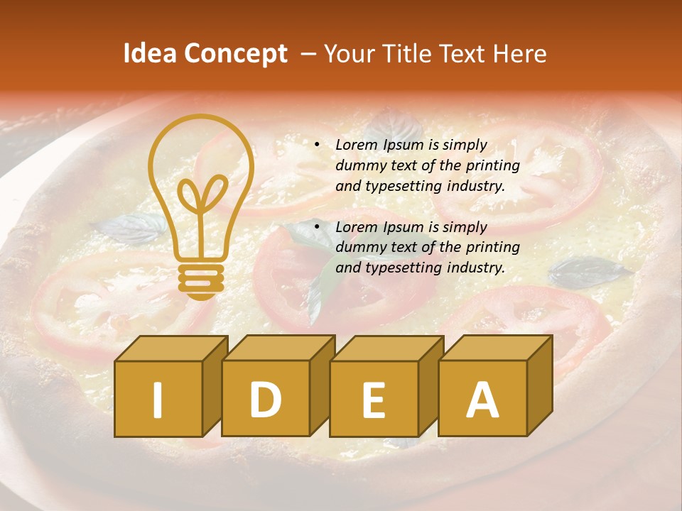 Pizza Hd PowerPoint Template