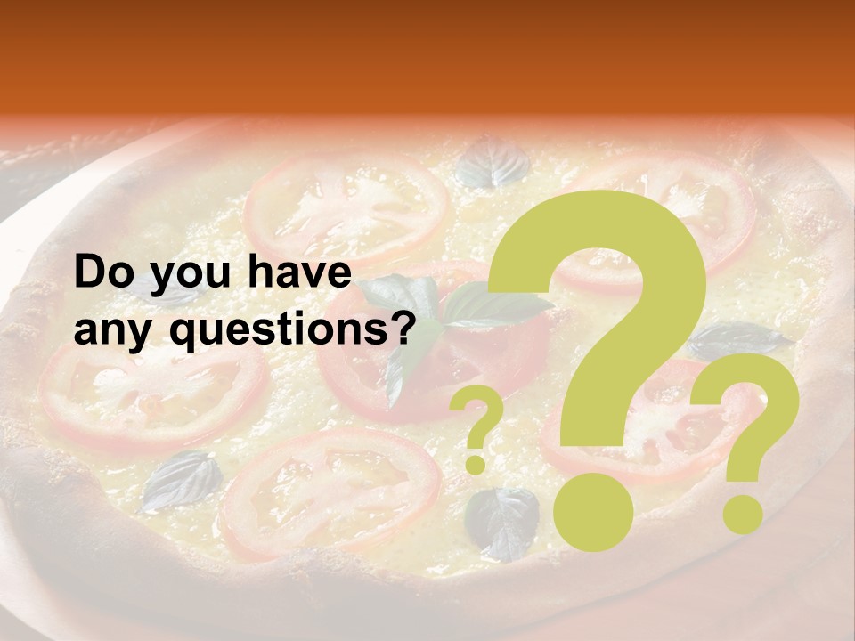 Pizza Hd PowerPoint Template