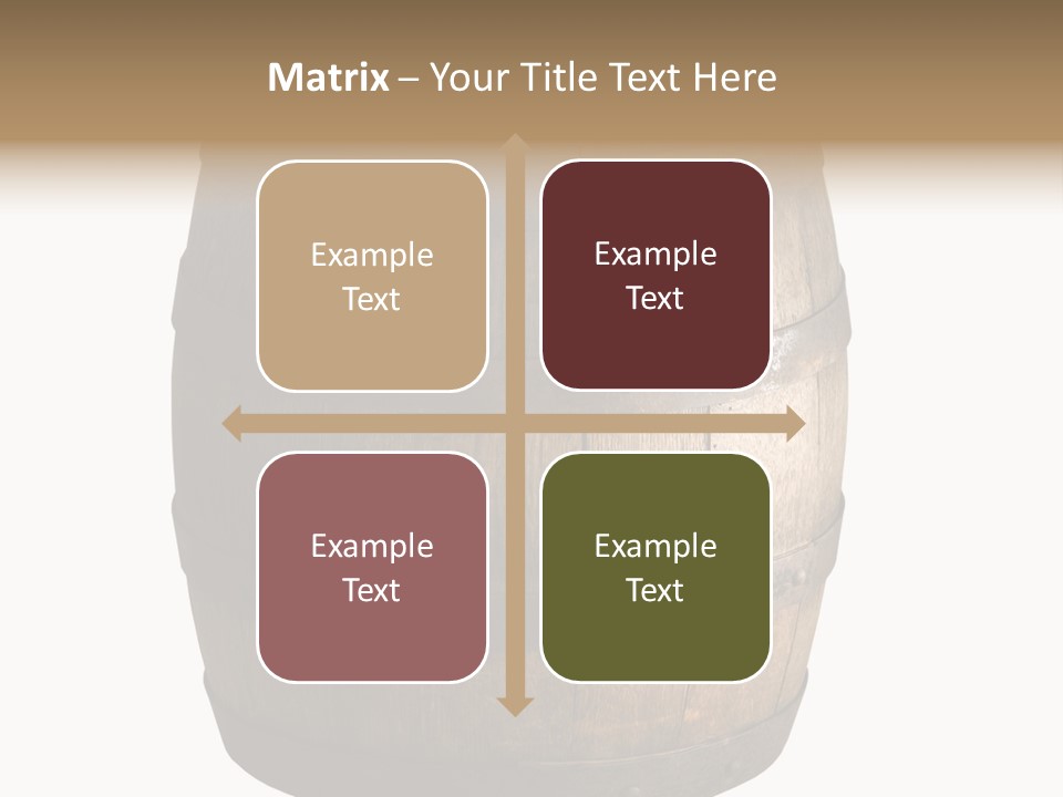 Vat Thirst Cask PowerPoint Template