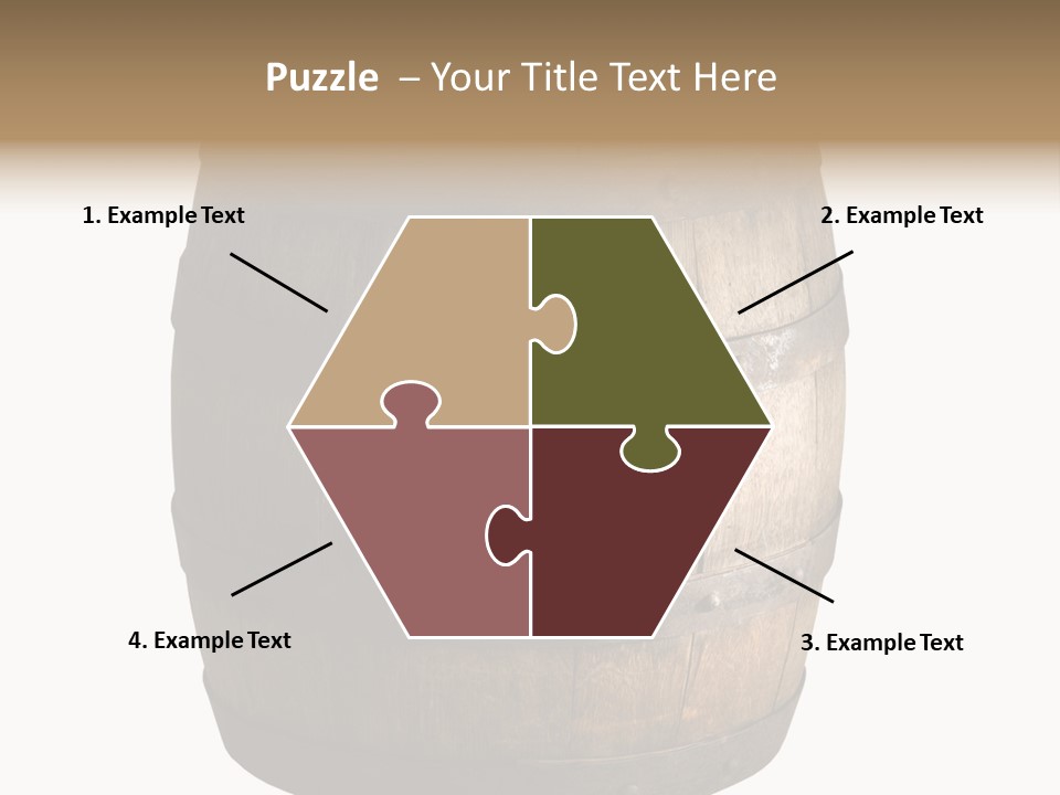 Vat Thirst Cask PowerPoint Template