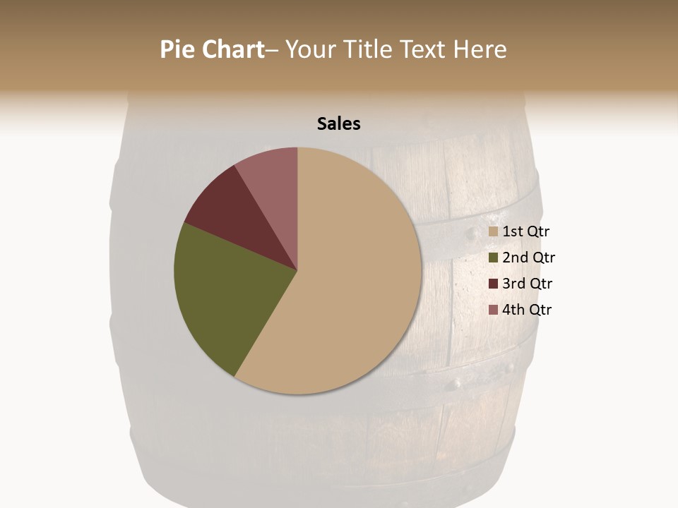 Vat Thirst Cask PowerPoint Template