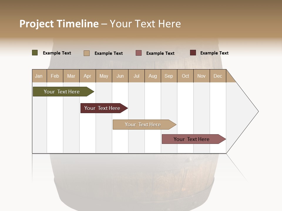 Vat Thirst Cask PowerPoint Template