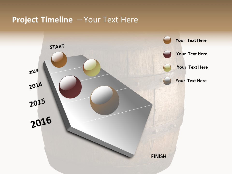 Vat Thirst Cask PowerPoint Template