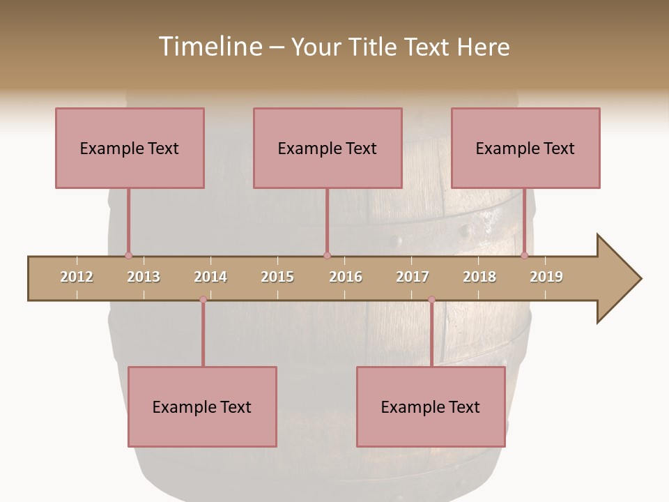 Vat Thirst Cask PowerPoint Template