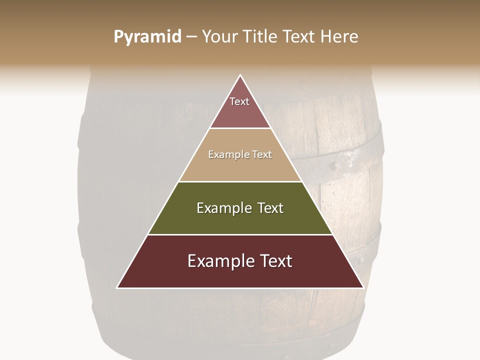 Vat Thirst Cask PowerPoint Template