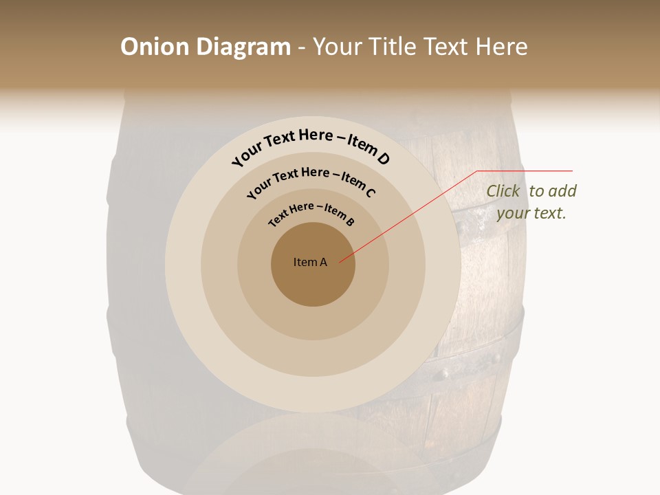 Vat Thirst Cask PowerPoint Template