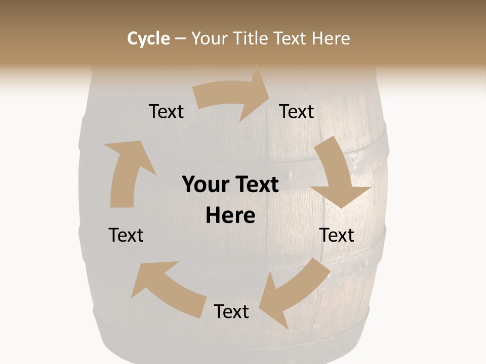 Vat Thirst Cask PowerPoint Template