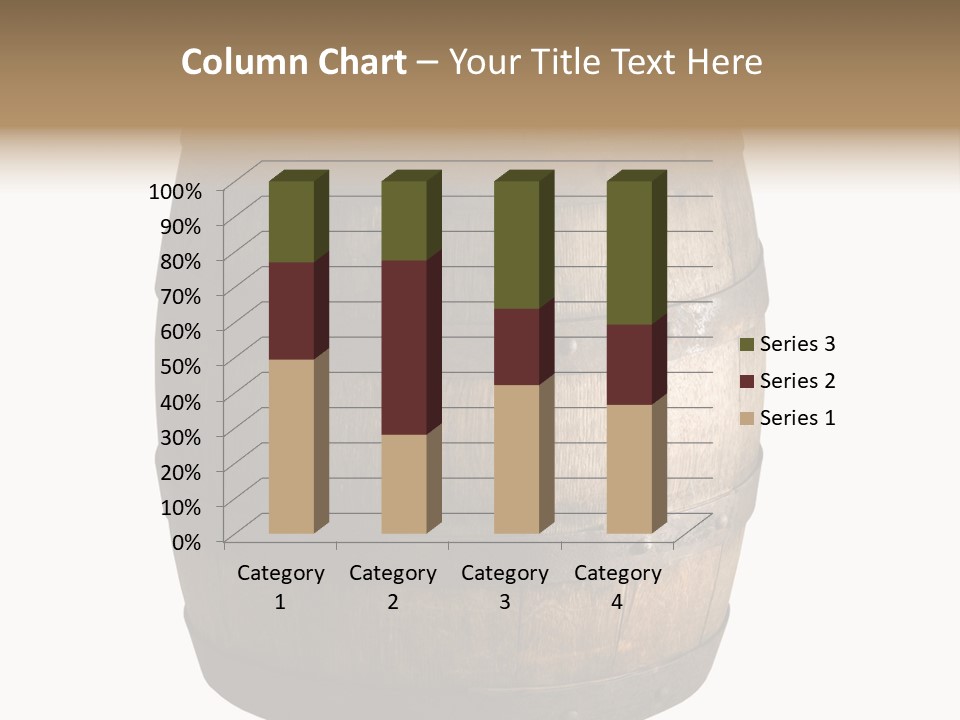 Vat Thirst Cask PowerPoint Template