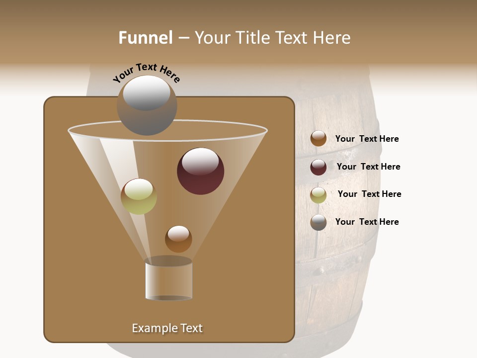 Vat Thirst Cask PowerPoint Template