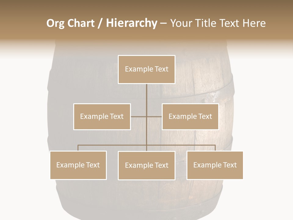 Vat Thirst Cask PowerPoint Template