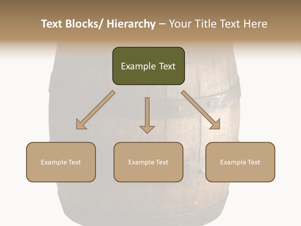 Vat Thirst Cask PowerPoint Template