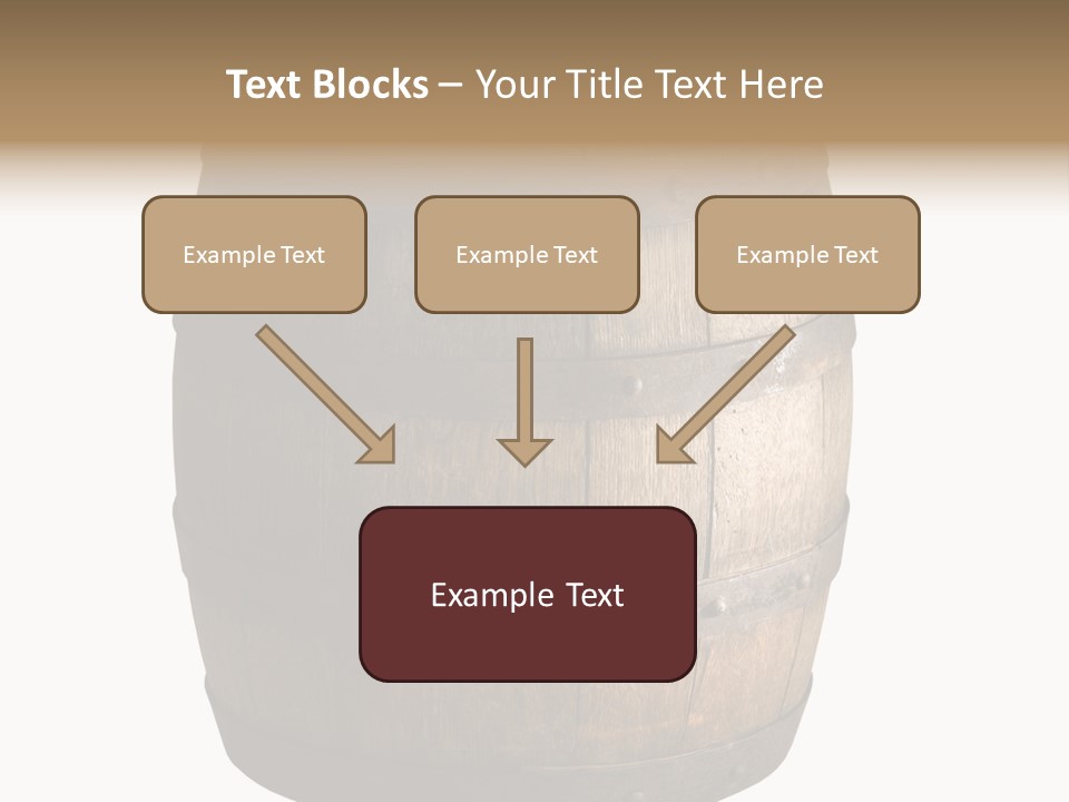 Vat Thirst Cask PowerPoint Template