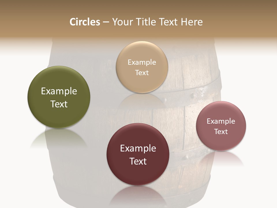 Vat Thirst Cask PowerPoint Template