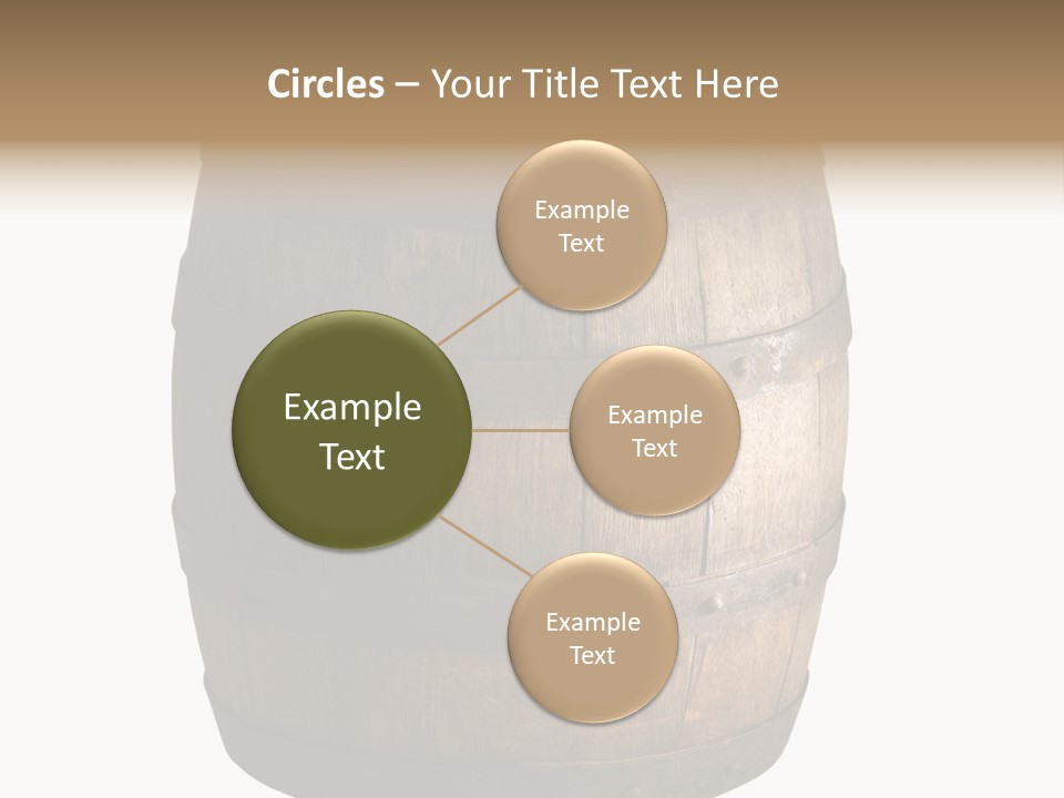 Vat Thirst Cask PowerPoint Template