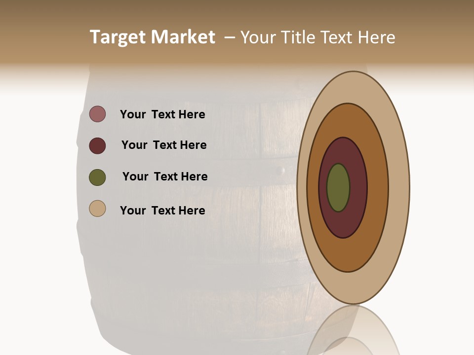 Vat Thirst Cask PowerPoint Template
