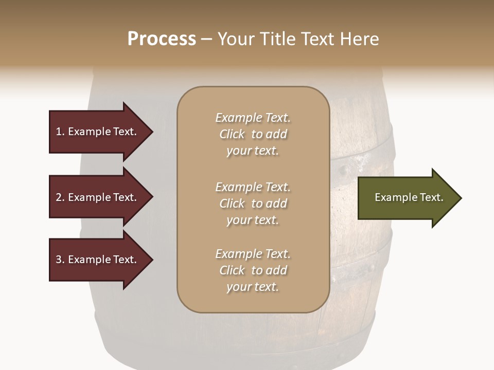 Vat Thirst Cask PowerPoint Template