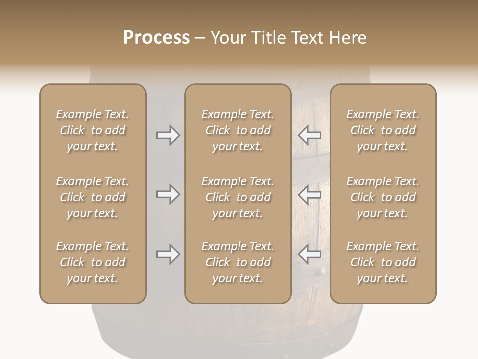 Vat Thirst Cask PowerPoint Template