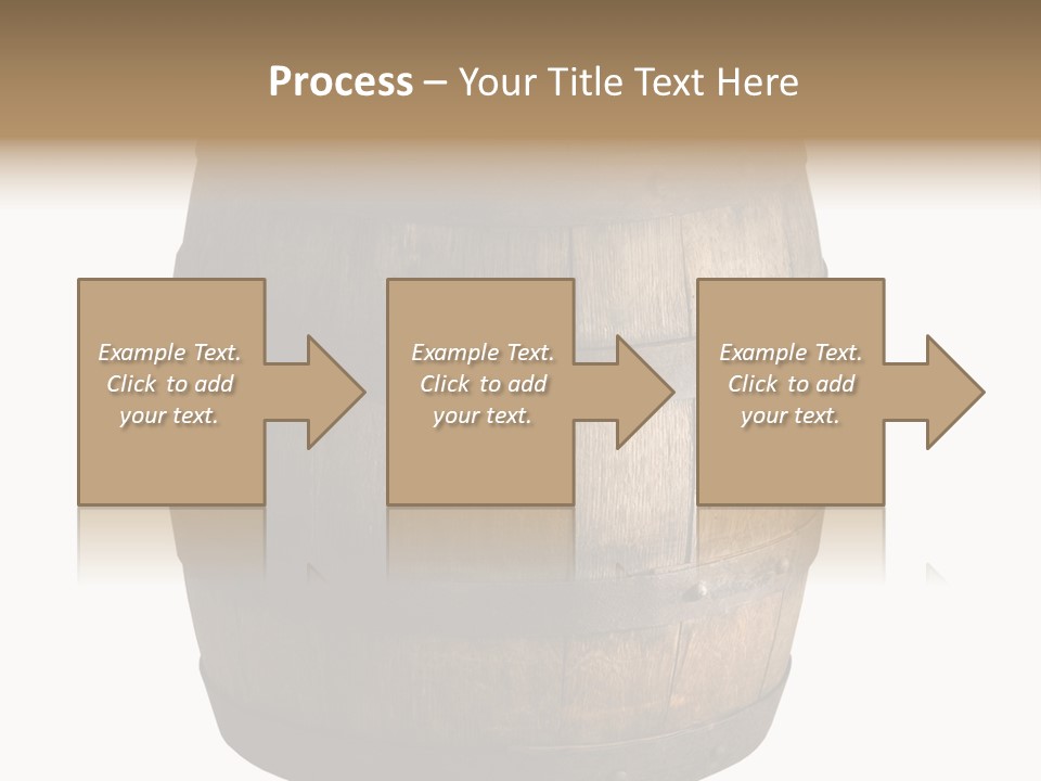 Vat Thirst Cask PowerPoint Template