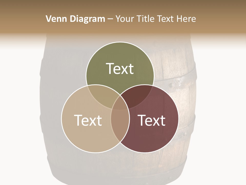 Vat Thirst Cask PowerPoint Template