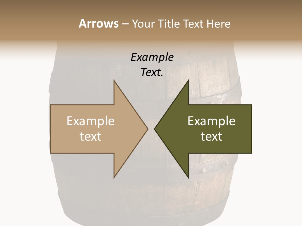 Vat Thirst Cask PowerPoint Template