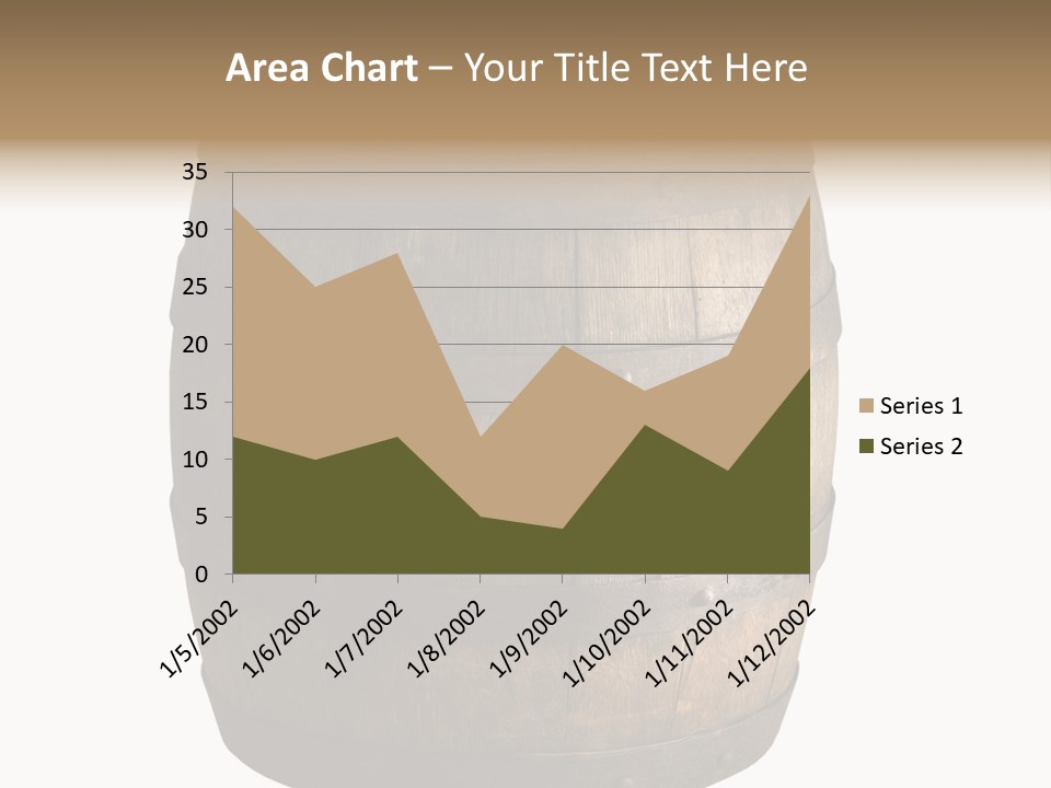 Vat Thirst Cask PowerPoint Template