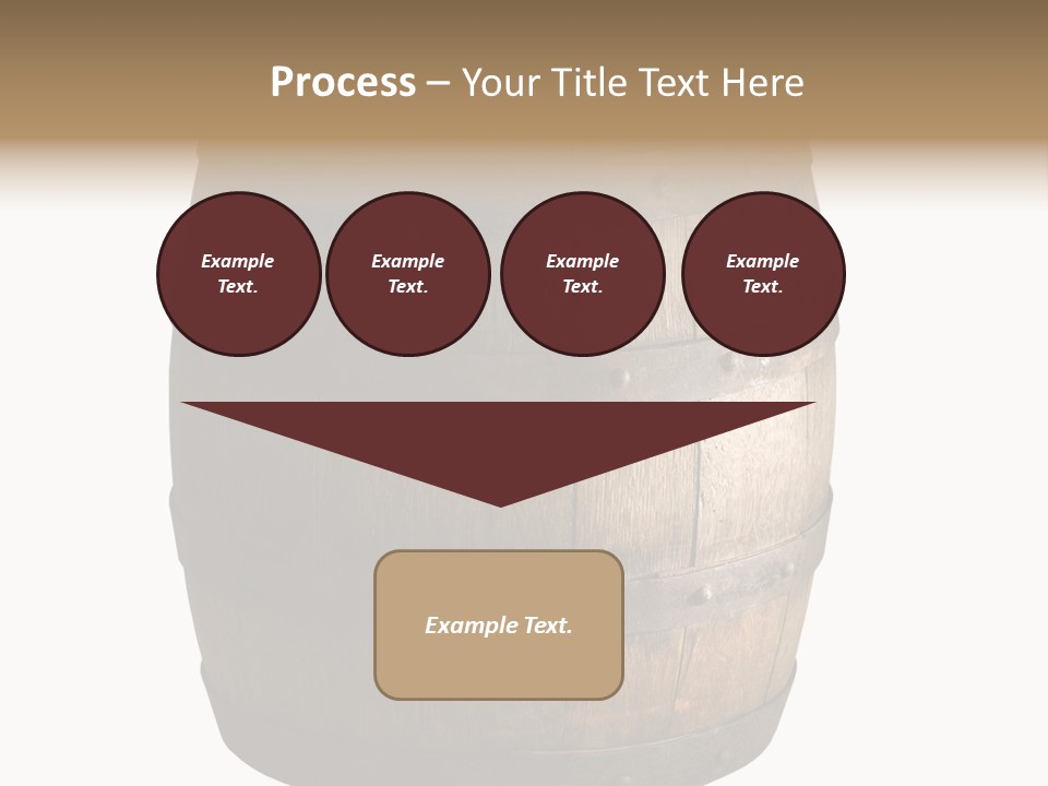 Vat Thirst Cask PowerPoint Template