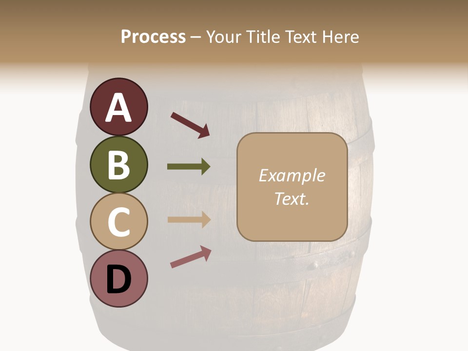 Vat Thirst Cask PowerPoint Template