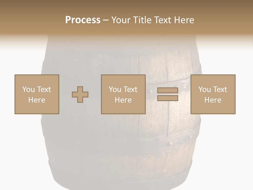 Vat Thirst Cask PowerPoint Template