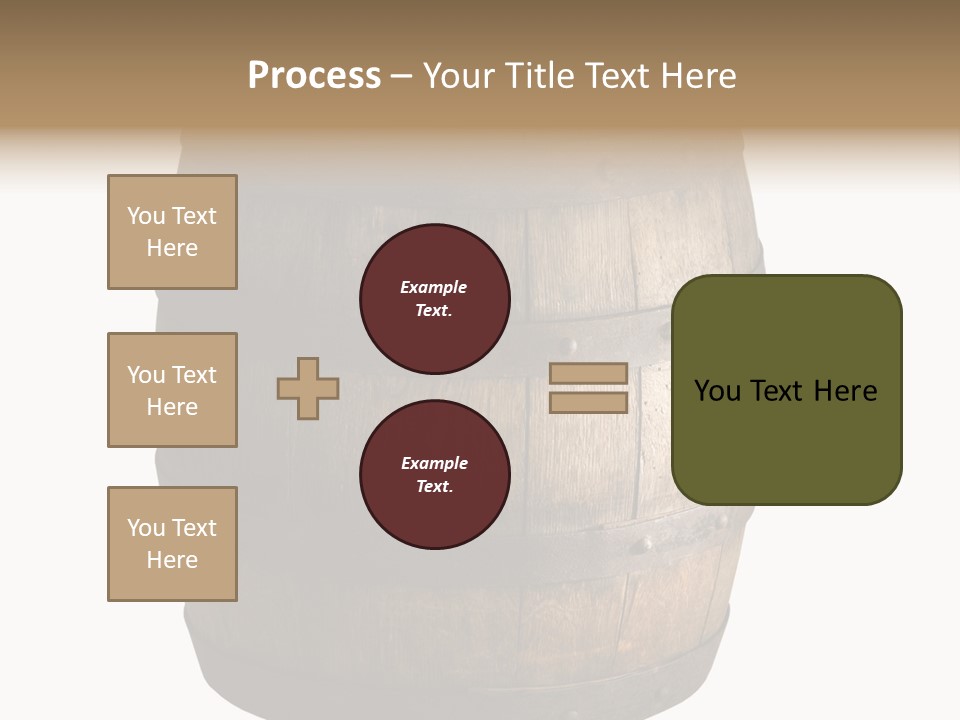 Vat Thirst Cask PowerPoint Template