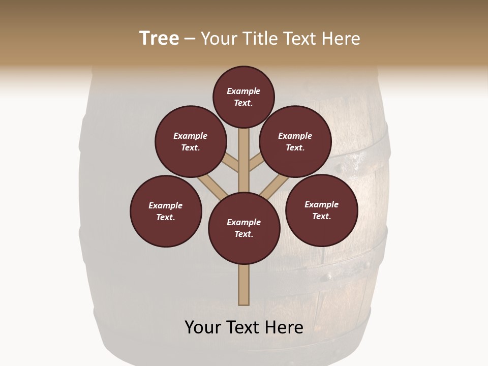 Vat Thirst Cask PowerPoint Template