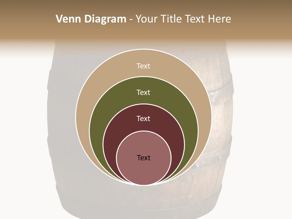Vat Thirst Cask PowerPoint Template