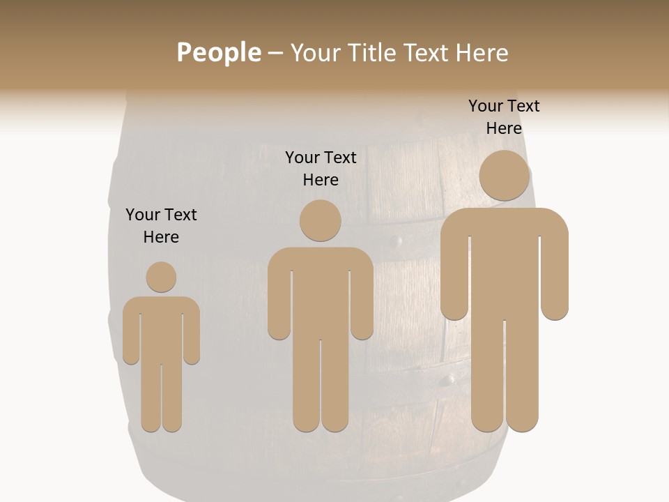 Vat Thirst Cask PowerPoint Template