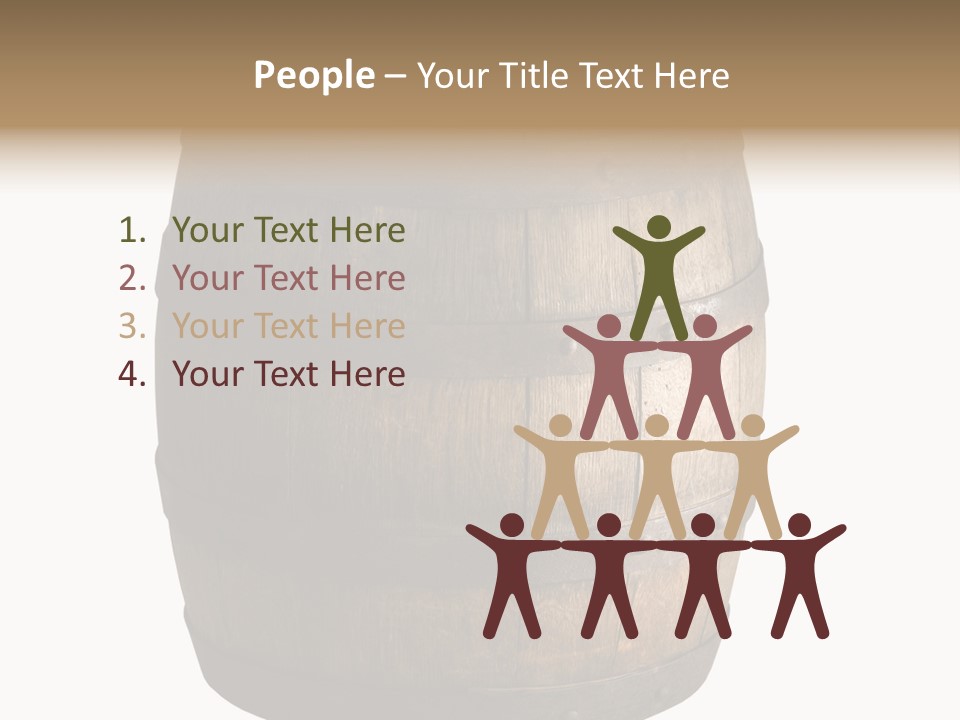 Vat Thirst Cask PowerPoint Template