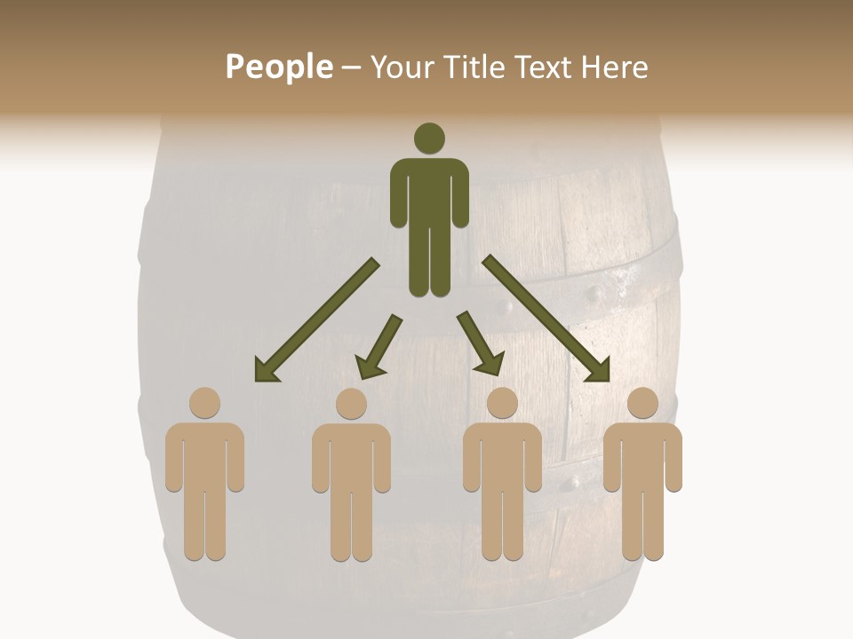 Vat Thirst Cask PowerPoint Template