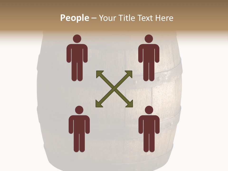 Vat Thirst Cask PowerPoint Template