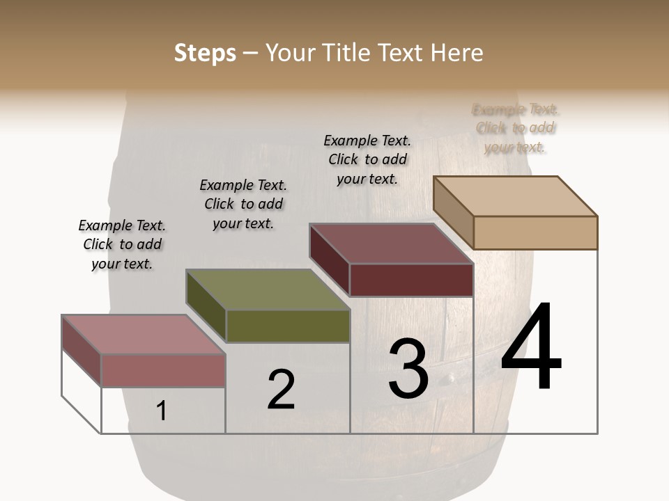Vat Thirst Cask PowerPoint Template