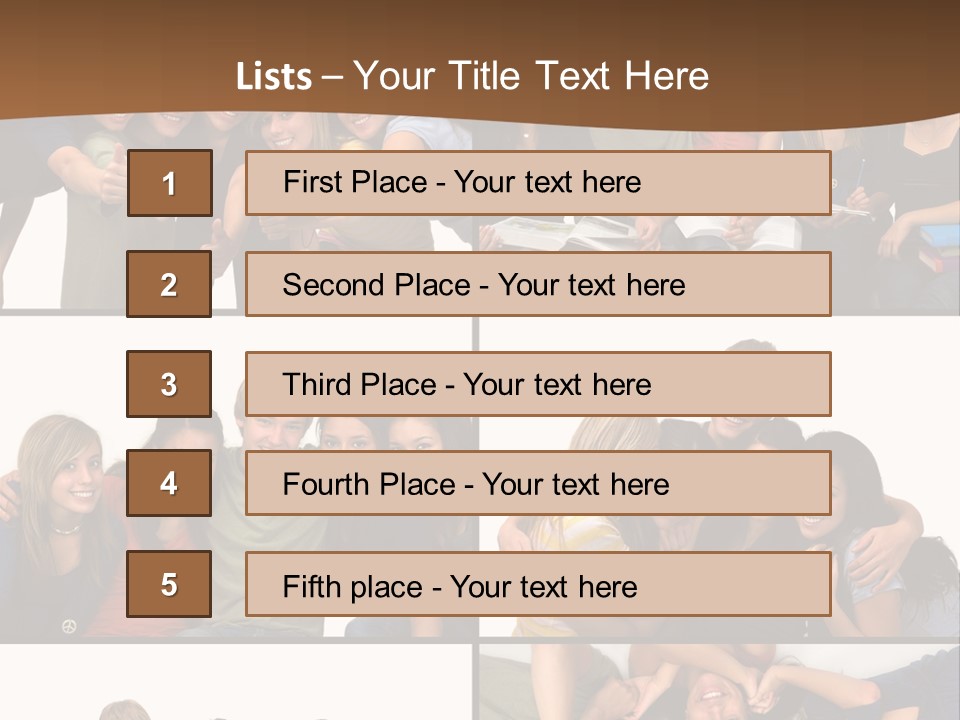 Student Stock PowerPoint Template