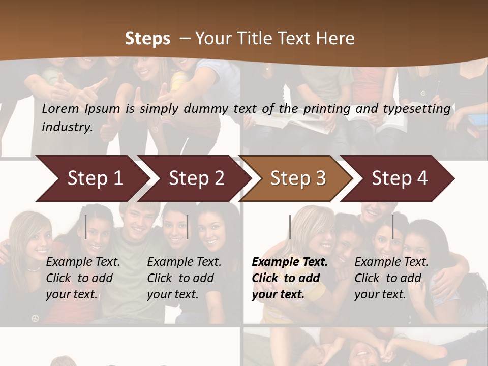Student Stock PowerPoint Template