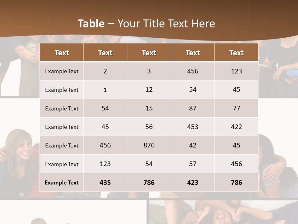 Student Stock PowerPoint Template