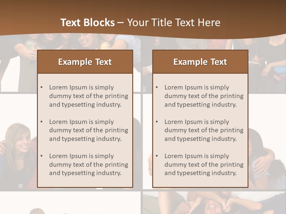 Student Stock PowerPoint Template