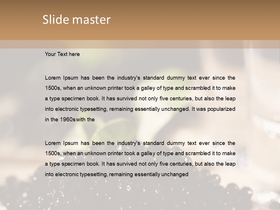 Sandwich Food Elegance PowerPoint Template