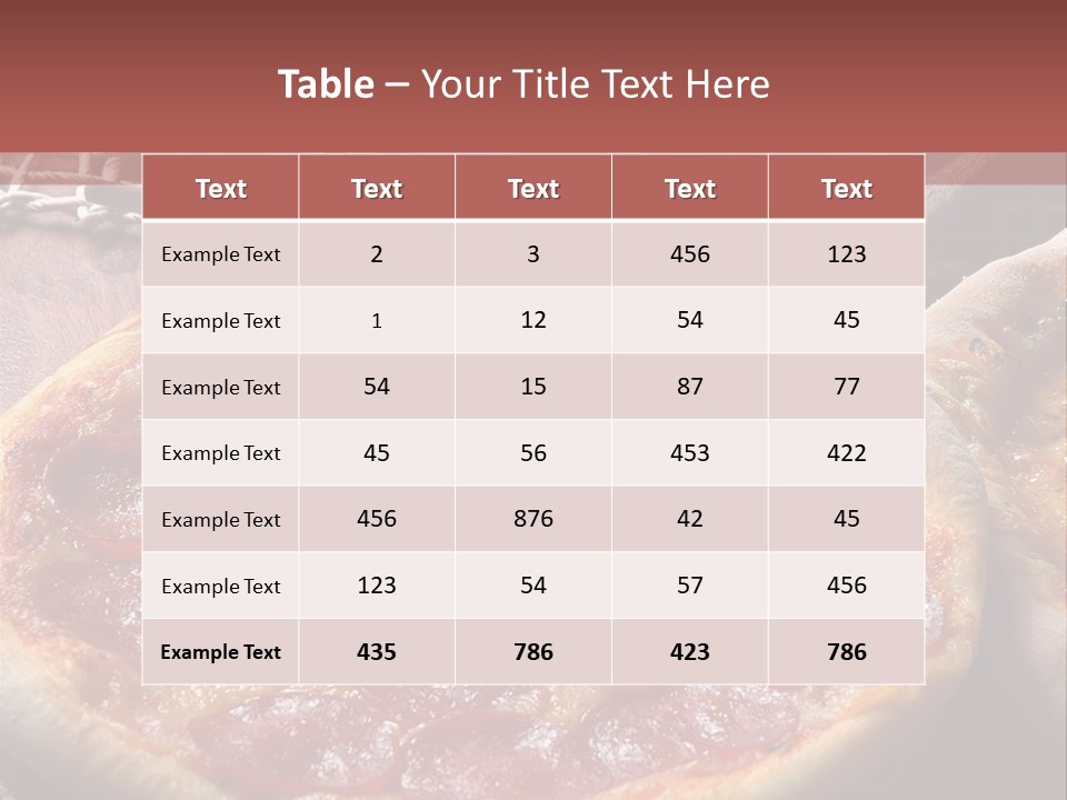 Pizza PowerPoint Template