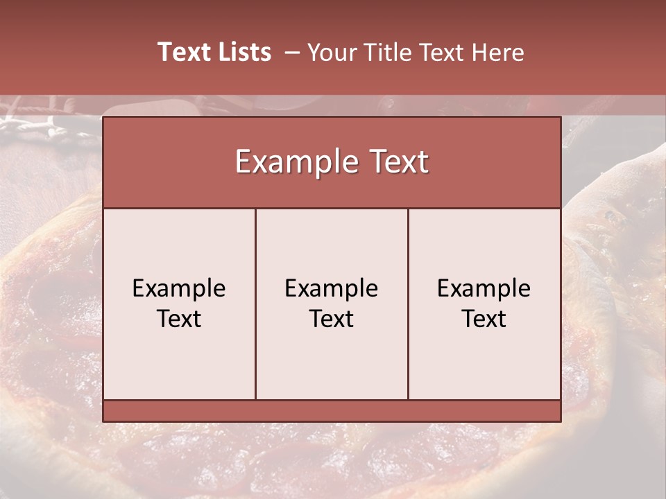 Pizza PowerPoint Template