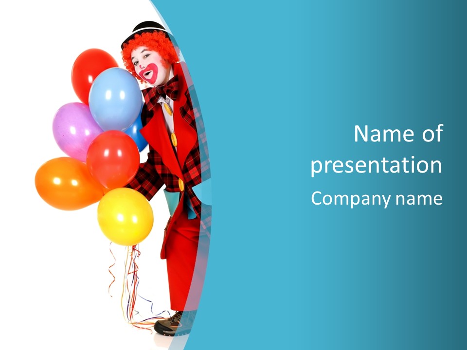 Clown Backgrounds PowerPoint Template