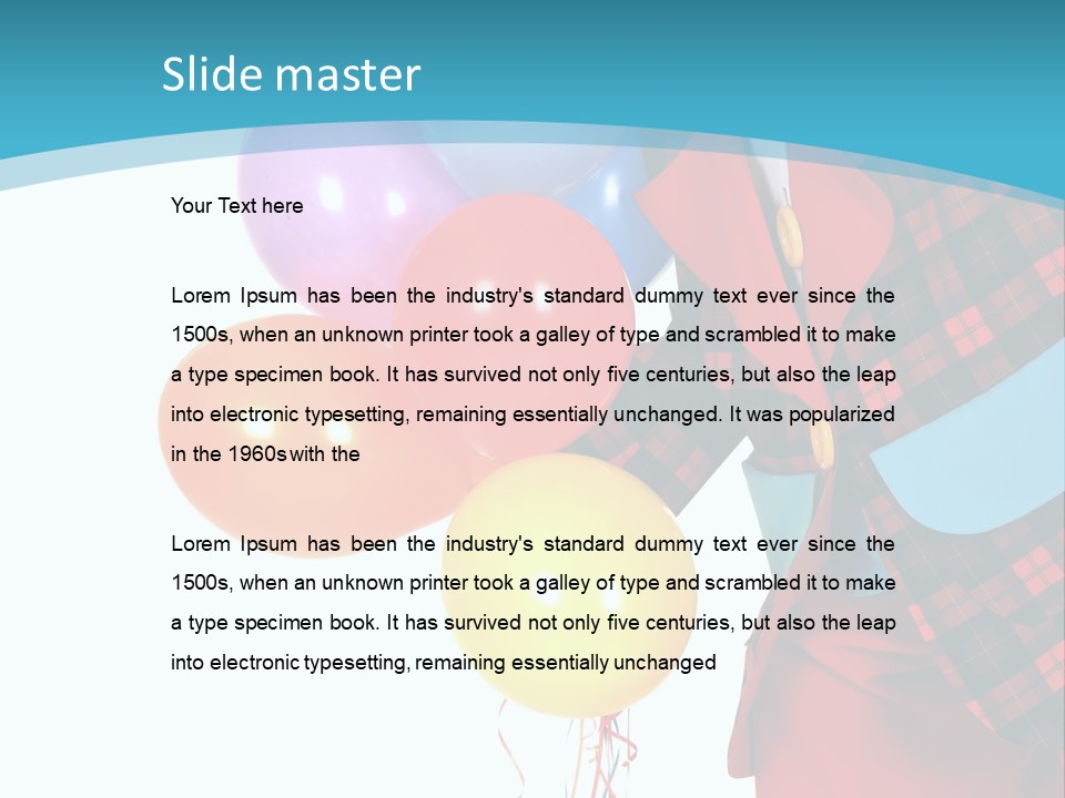 Clown Backgrounds PowerPoint Template